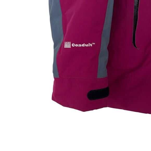 Mountain Hardwear Conduit Maroon Ski Winter Jacket Sz 6 - Picture 3 of 10